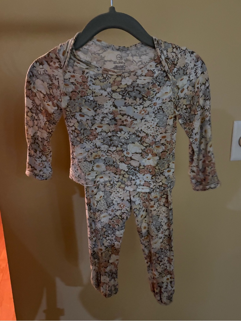 Solly Baby Floral Pajama Set 0-3 months